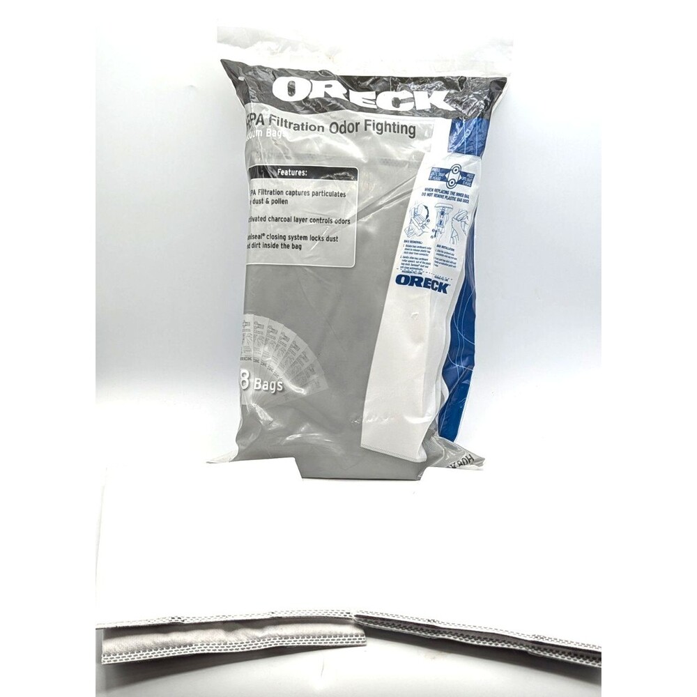 Oreck Type CC Odor Eliminating Bag Pack of 8 CCPK80H New Sealed + 2